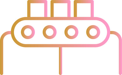 Sticker - Conveyor Vector Icon