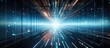 © Ilgun - Abstract digital light concept in a high speed server storage data center with copy space image