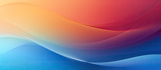 Sticker - Colorful gradient background for design with copy space image for banner ads and presentations