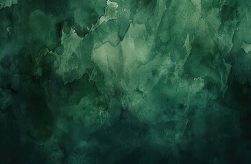 Wall Mural - A green background with a lot of paint splatters. The background is a mix of green and brown colors