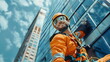 © dobok - Industrial Climber Urban Highrise Safety Inspection Maintenance Work