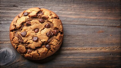 Warm freshly baked chocolate cookie with a sweet and delicious taste, chocolate, cookie, dessert, sweet, delicious, snack