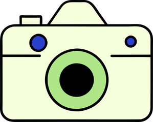 Sticker - digital camera illustration