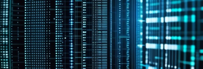 Artificial intelligence digital data background