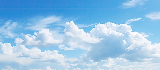 Wall Mural - Cloud in the sky. Creative banner. Copyspace image