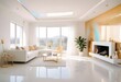 © Eyeam - white and gold theme modern interior