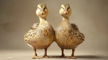 Poster - Khaki Campbell Ducks of Both Genders