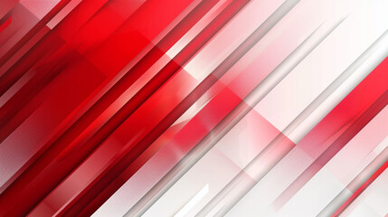 Wall Mural - red and white with templates metal texture soft lines tech gradient abstract diagonal background