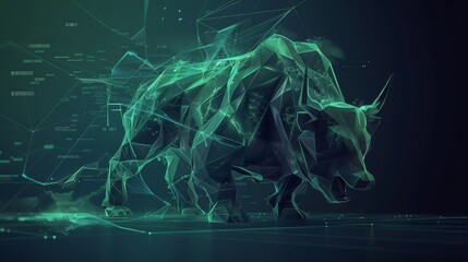 The Futuristic Digital Bull