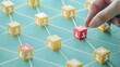 © Studio Nova - The networking blocks and hand