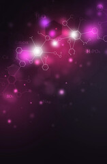 Wall Mural - modern science poster