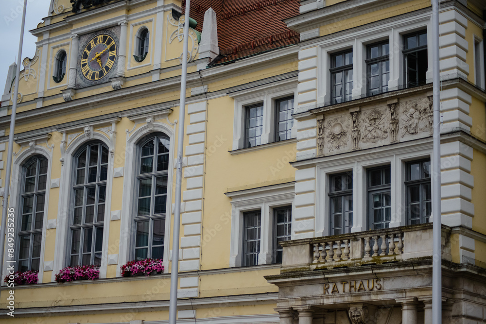 Zdjęcie bez tantiem: Alte Gebäude in der Ingolstädter Innenstadt, das ...