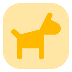 Wall Mural - Editable pet dog allowed vector icon. Part of a big icon set family. Perfect for web and app interfaces, presentations, infographics, etc