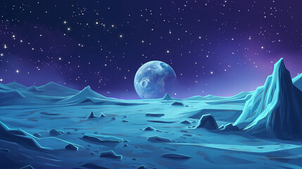 The Galaxy universe game background, game background, Illustration