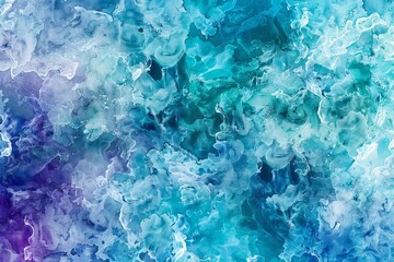 This abstract watercolor texture with a blue and purple gradient makes an ideal background or wallpaper element for artistic and design-focused illustrations