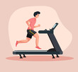 © David Santos Mendoza - person exercising on a treadmill