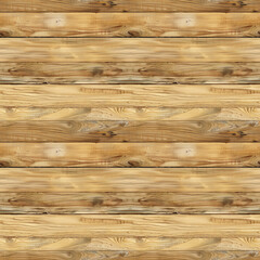 Wall Mural - Seamless pattern with brown wooden boards.