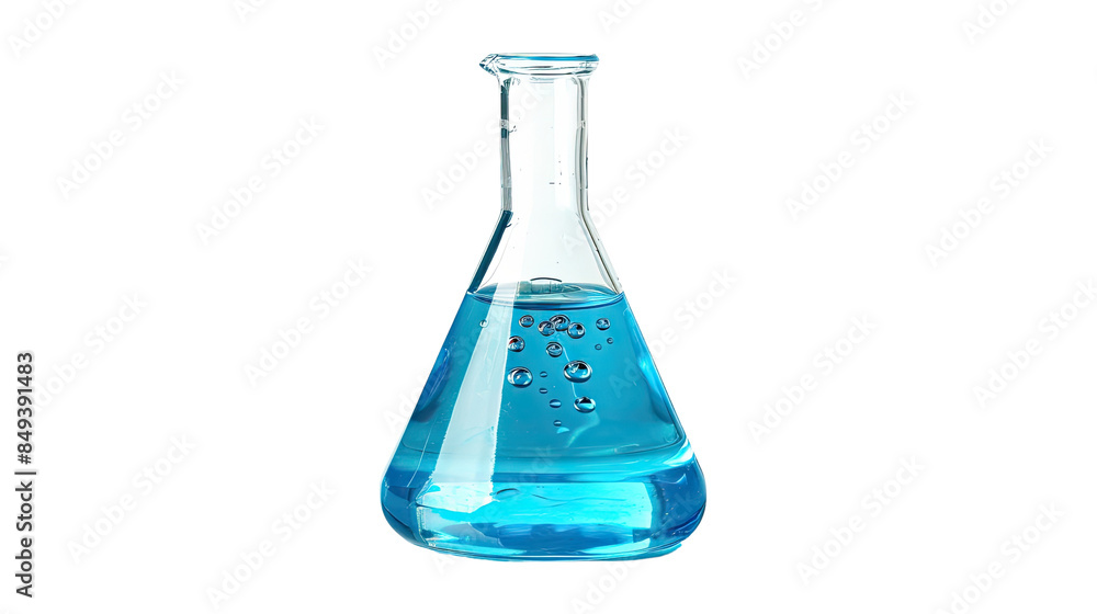 Laboratory test glass container on a transparent background Stock Photo ...