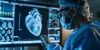 © Anastasiia - Utilizing MRI 3D Scan for Post-Heart Attack Heart Examination by Cardiologist in ICU. Concept MRI 3D Scan, Post-Heart Attack, Heart Examination, Cardiologist, ICU