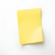 © Saba - photo of a blank yellow post it note for business, print, etc. Generative ai