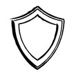 © TukTuk Design - Frame shield texture element, outline border grunge shape icon, decorative doodle for design in vector illustration