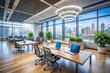 © Bendix - Modern Office Workspace With City View and Natural Light