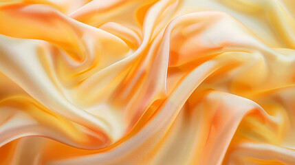 Wall Mural - Yellow and Peach silk background