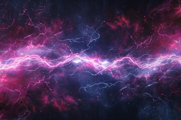 Lightning electricity blast or thunderbolt in modern times. Generative Ai
