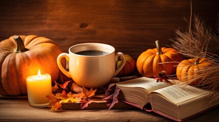 Wall Mural - still life with pumpkin