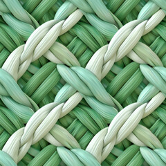 seamless tile woven rope pattern wallpaper