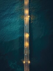 Sticker - Long bridge over ocean