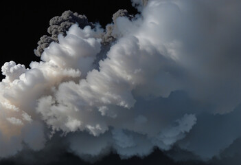Wall Mural - Realistic Vector Smoke Effect for Transparent Background Decoration and Covering