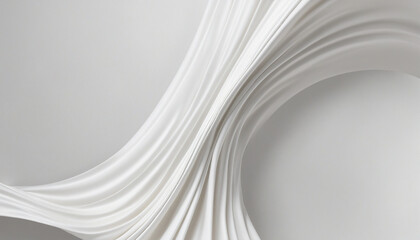 Wall Mural - elegant 3d abstract silk wave pattern background
