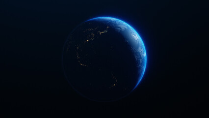 Wall Mural - planet earth from outer space.
