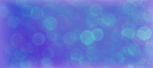 Wall Mural - Blue bokeh widescreen background for Banner, Poster, celebration, event and various design works