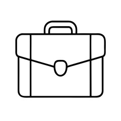 Wall Mural - briefcase icon : suitcase, job, work, portfolio, professional, baggage, work experience, office, travel, employer, business