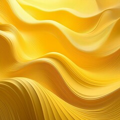 Wall Mural - Soft and liquid Yellow waves background