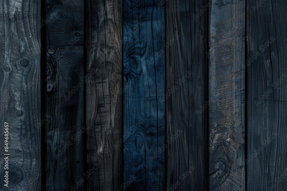 Stunning dark blue wood texture background with rustic planks, perfect ...
