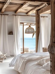 Wall Mural - Bedroom sea view & Beach living