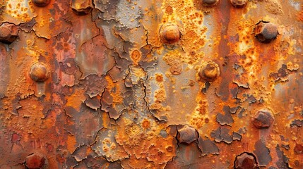 Wall Mural - Corrosion on metal