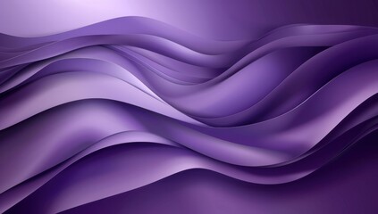 Wall Mural - purple background with smooth lines, white space in the middle, elegant curves Generative AI