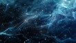 © Nicholas - A scenic digital landscape with blue hues of a network with floating particles suggesting data flow