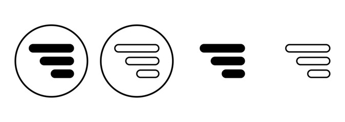 Menu Icon set. web menu icon. hamburger menu symbol