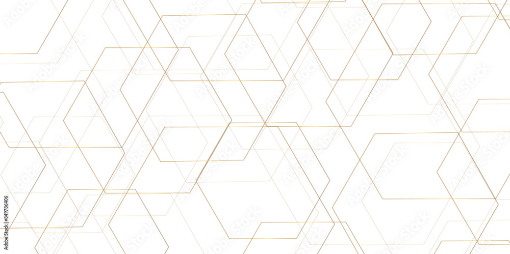 Abstract minimal geometric white and gold light background design ...