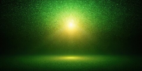 Wall Mural - Glowing light and dark green gradient background with grain texture effect, gradient, background, green, glowing, light, dark