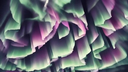 Wall Mural - abstract Winter aurora background, motion
