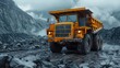 © Aku - Yellow Dump Truck in a Coal Mine