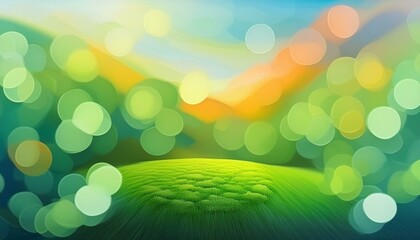 Wall Mural - abstract background with bokeh