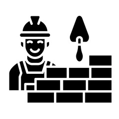 Sticker - Bricklayer Icon