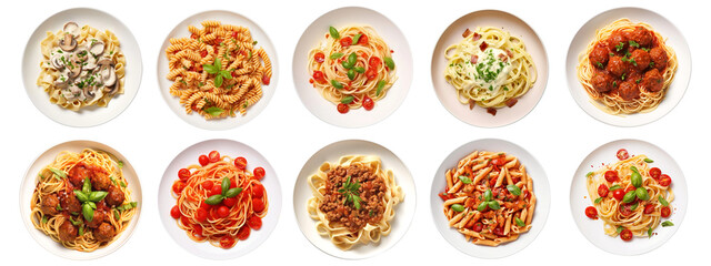 Sticker - Italian food png element set on transparent background